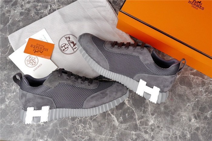 Hermes Bouncing Sneaker Grey White - Afbeelding 4