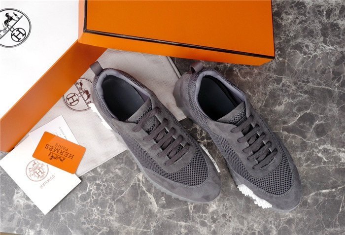 Hermes Bouncing Sneaker Grey White - Afbeelding 5