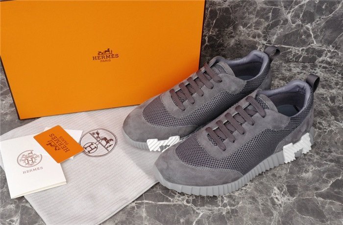 Hermes Bouncing Sneaker Grey White - Afbeelding 7