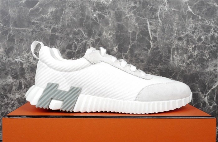 Hermes Bouncing Sneaker White Grey - Afbeelding 2