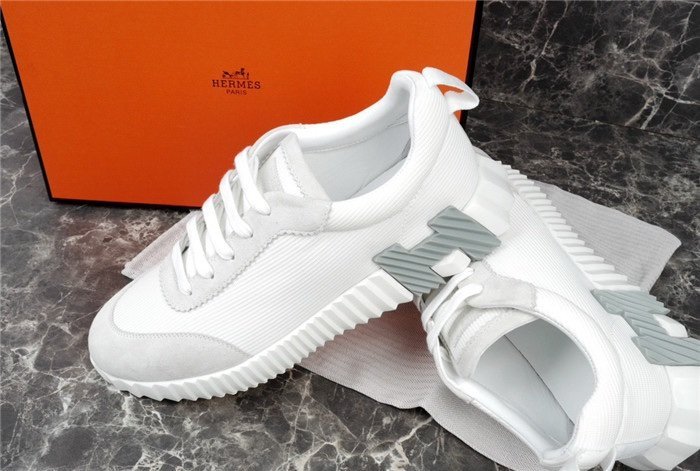 Hermes Bouncing Sneaker White Grey - Afbeelding 4