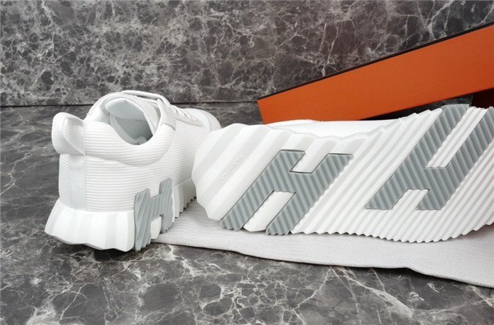 Hermes Bouncing Sneaker White Grey - Afbeelding 9