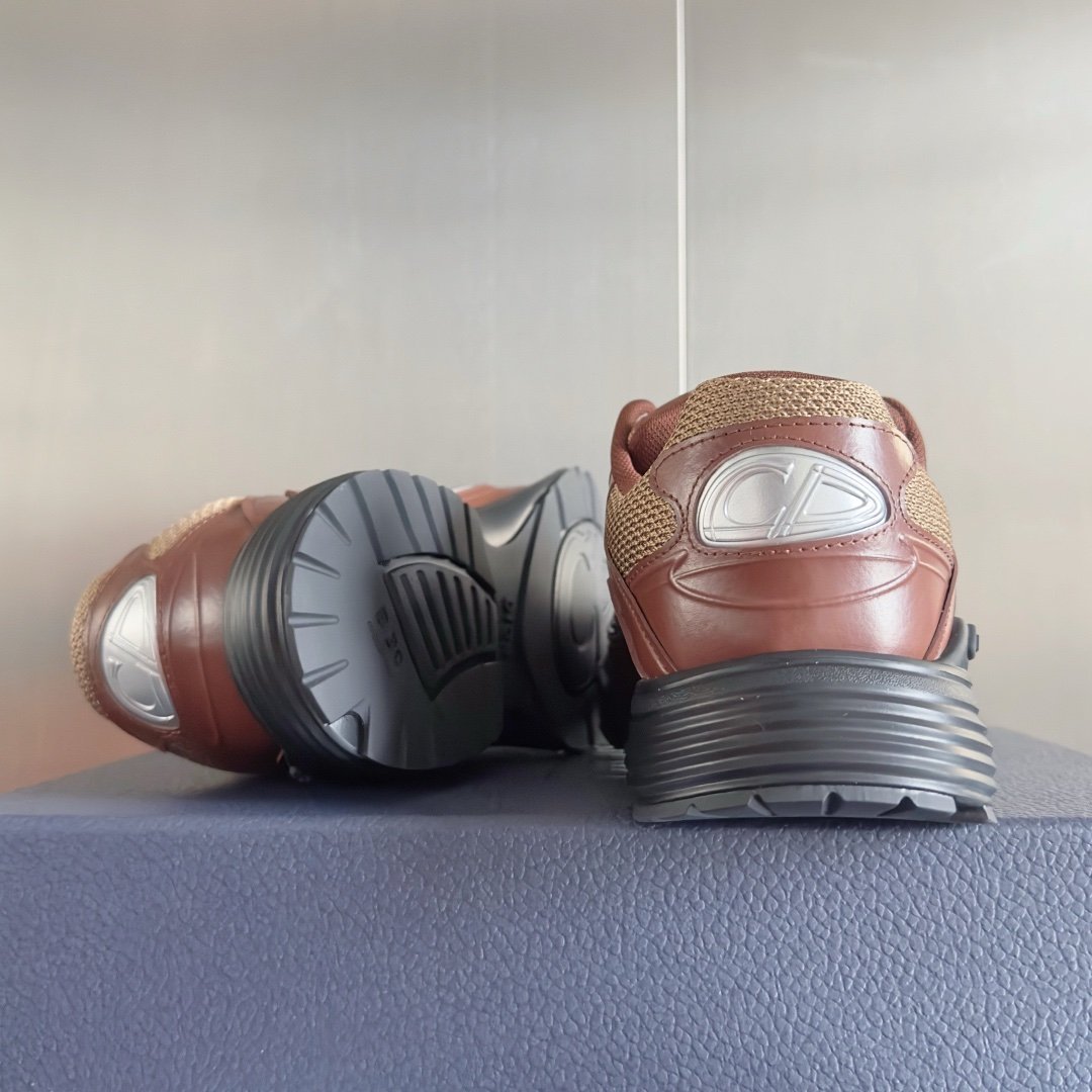 Dior B30 Reflective Brown Leather - Afbeelding 9