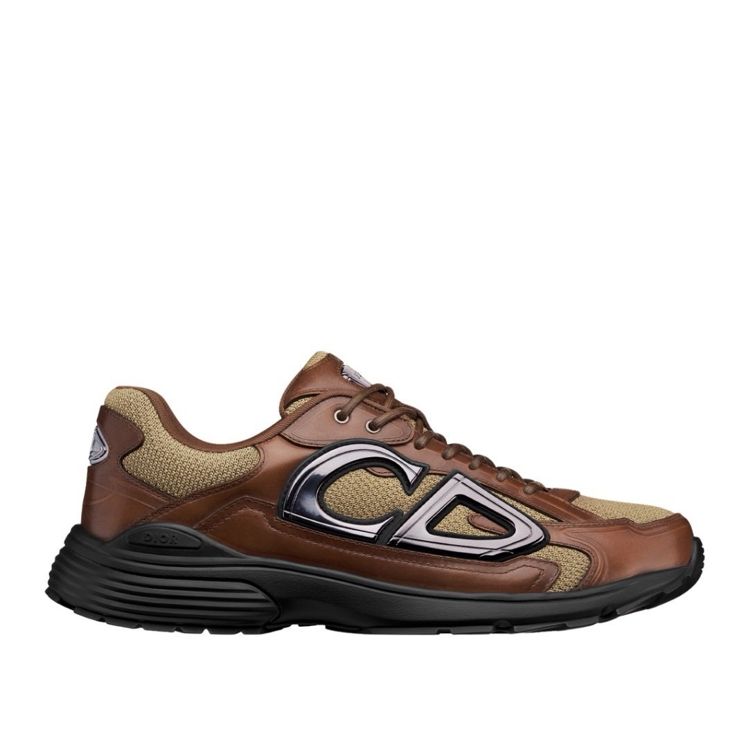 Dior B30 Reflective Brown Leather