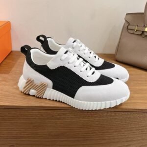 Alternative view of Hermes Bouncing Sneaker Black White Brown