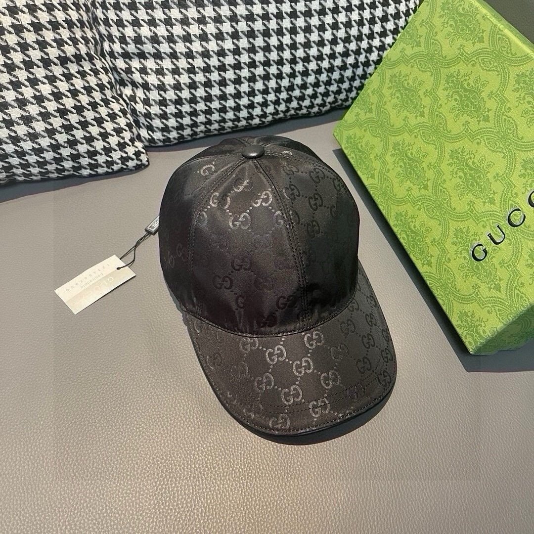 Gucci GG Ripstop Baseball Cap In Black - Afbeelding 4