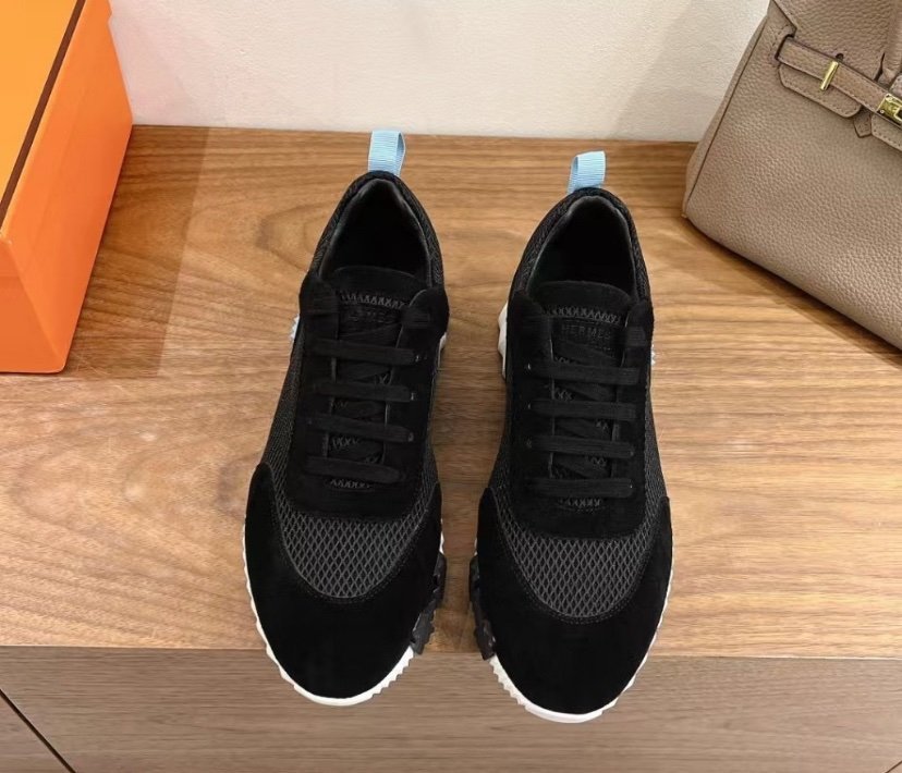 Hermes Bouncing Sneaker Black Blue H - Afbeelding 4
