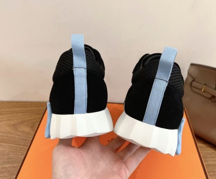 Hermes Bouncing Sneaker Black Blue H - Afbeelding 7