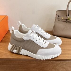 Alternative view of Hermes Bouncing Sneaker White Brown/Beige