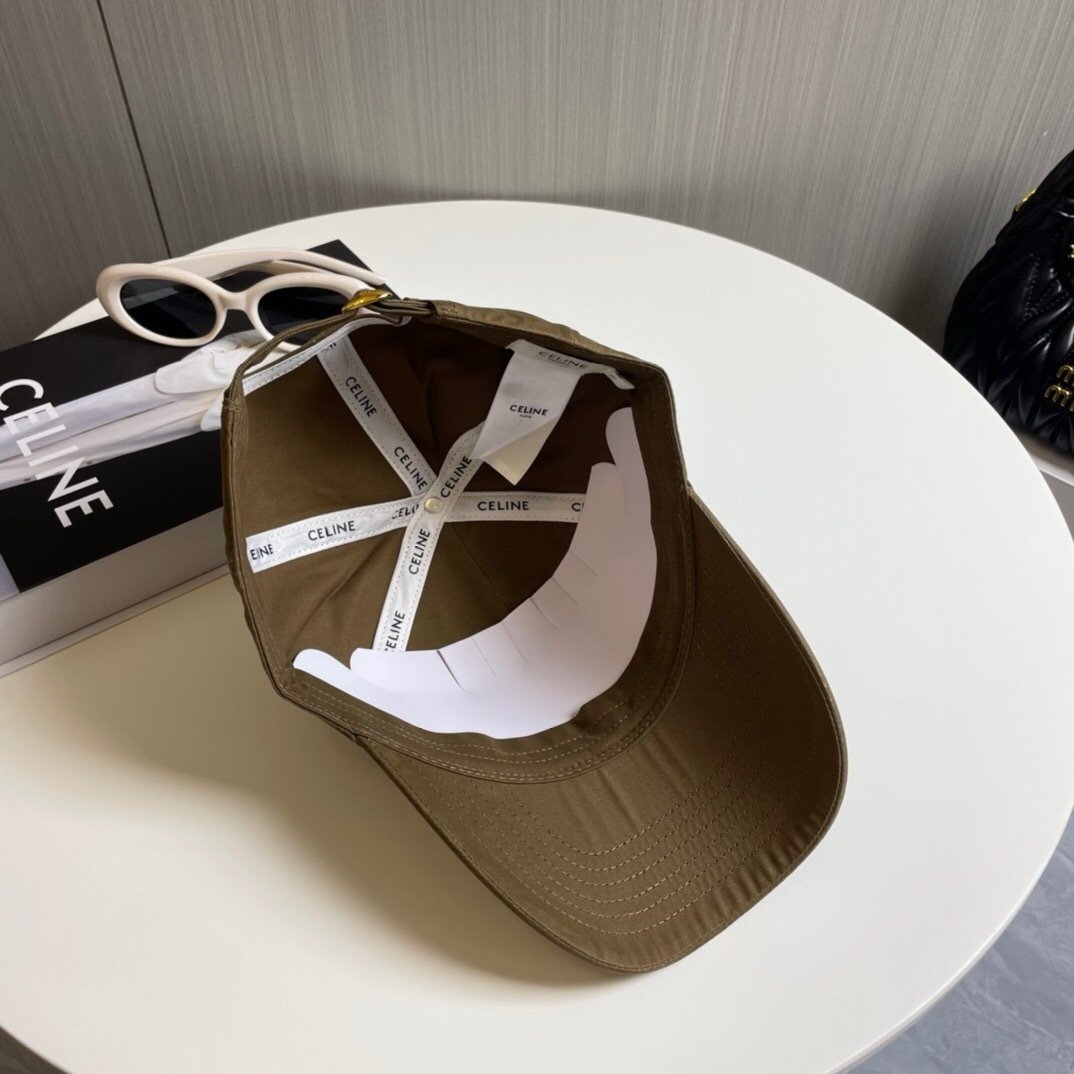 Celine Brown Baseball Cap Triomphe - Afbeelding 5