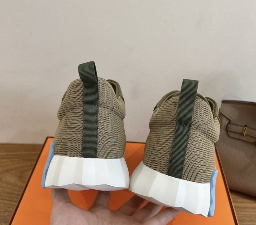Hermes Bouncing Sneaker Green Blue - Afbeelding 6