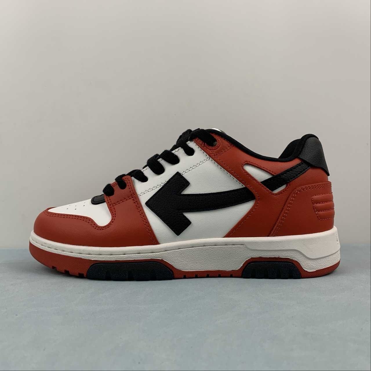 Off-White Out Of Office Low Top Red/White Black - Afbeelding 4