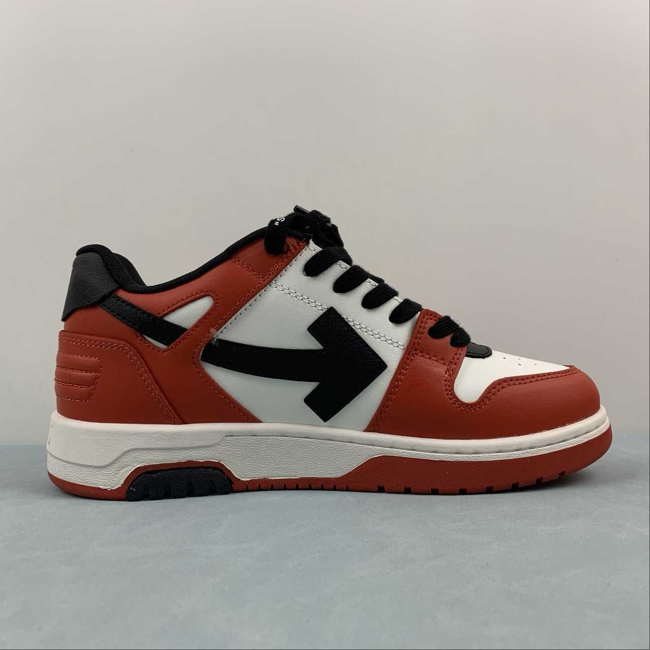 Off-White Out Of Office Low Top Red/White Black - Afbeelding 5