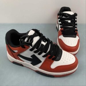 Alternative view of Off-White Out Of Office Low Top Red/White Black