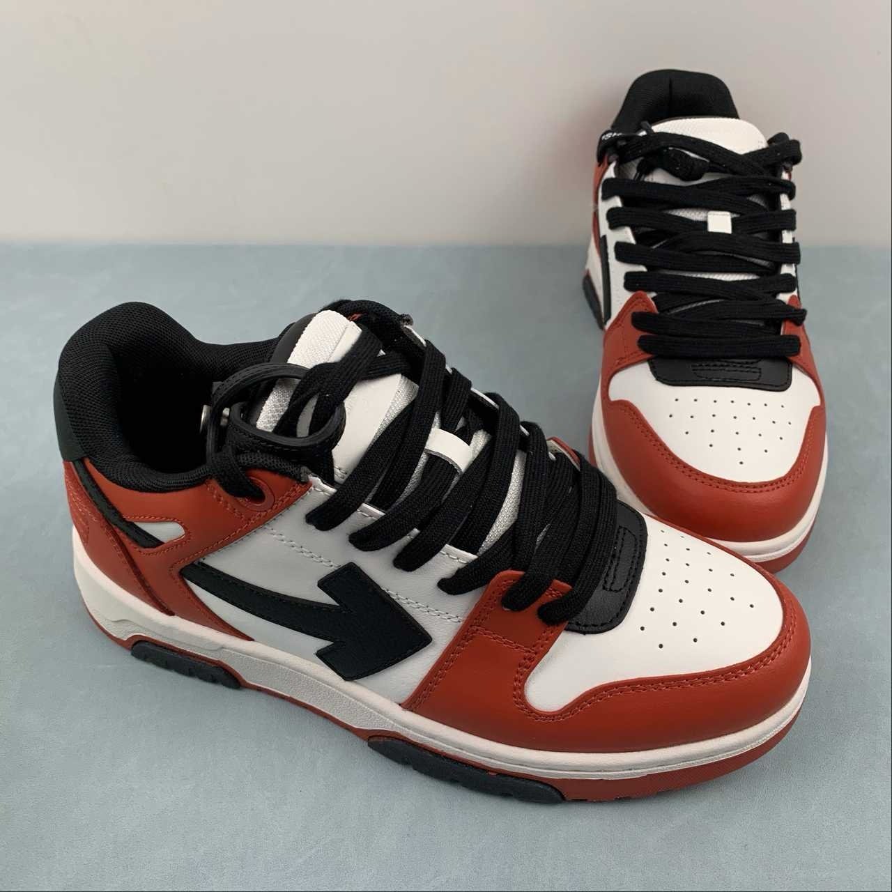Off-White Out Of Office Low Top Red/White Black - Afbeelding 2