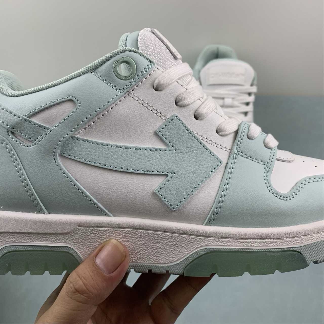 Off-White Out Of Office Low Top Mint Green - Afbeelding 9