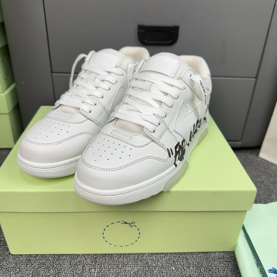 Off-White Out Of Office Low Top White/Black Air Walking - Afbeelding 3