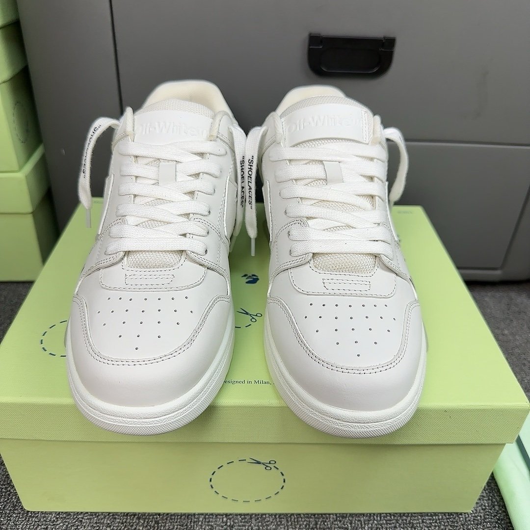 Off-White Out Of Office Low Top White/Black Air Walking - Afbeelding 4