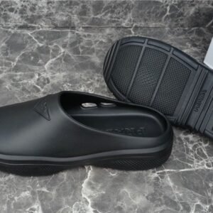 Alternative view of Prada Foam Rubber Mules Slides Black
