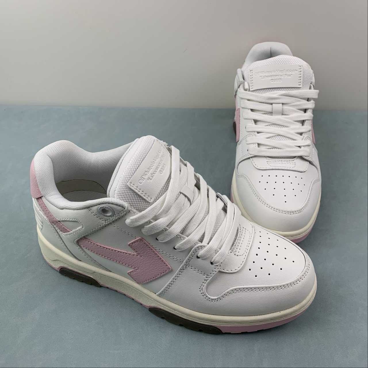 Off-White Out Of Office Low Top White/Pink - Afbeelding 4