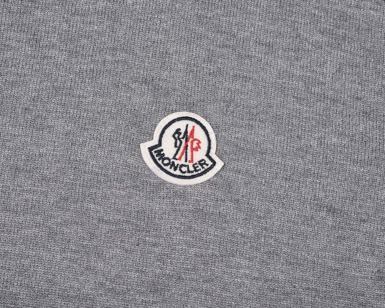 Moncler Logo Patch Sweatshirt Grey - Afbeelding 3