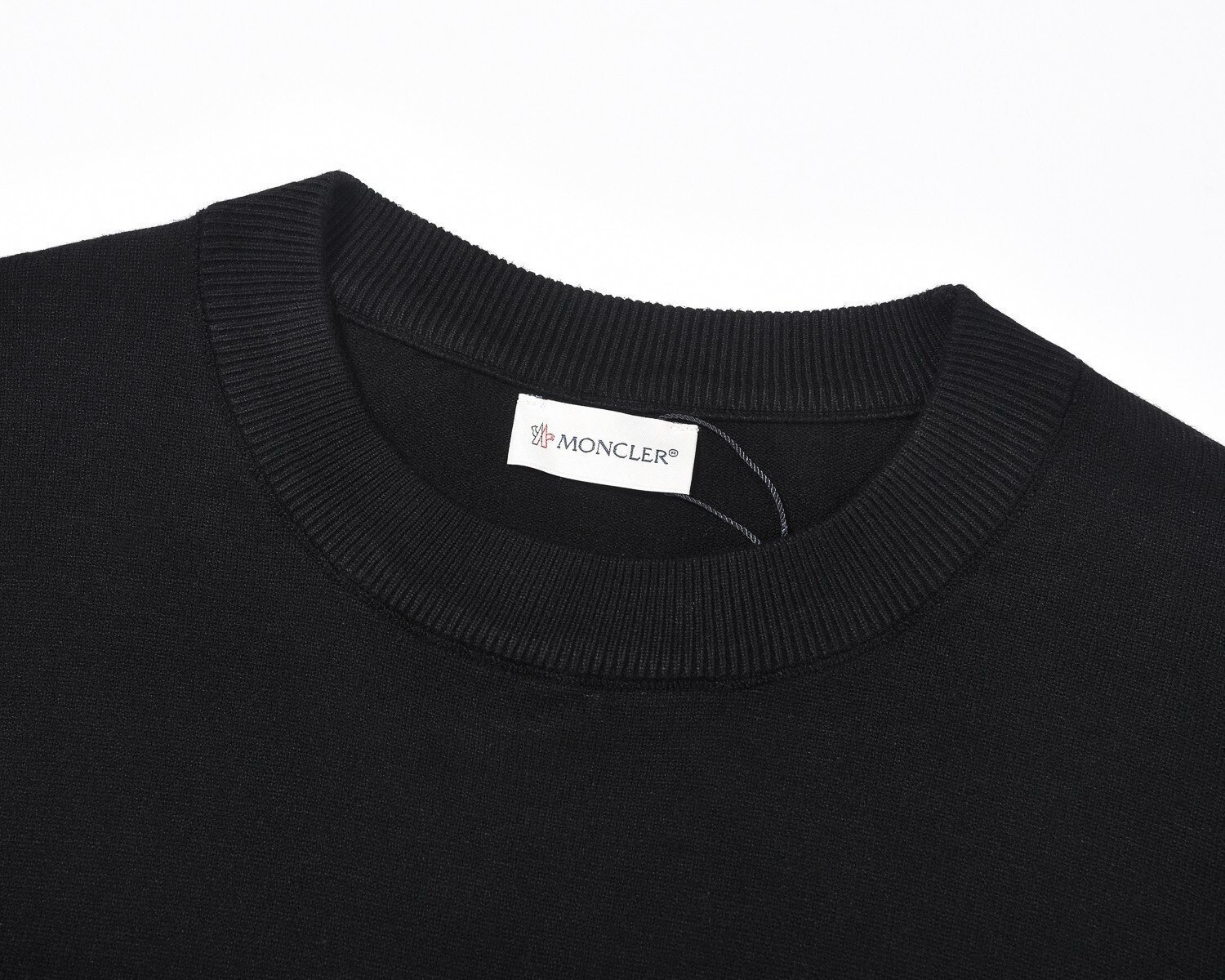 Moncler Logo Patch Sweatshirt Black - Afbeelding 4