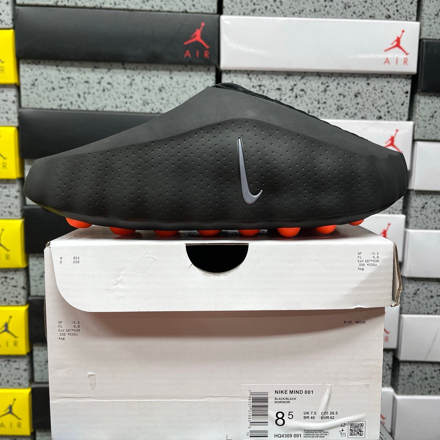 Nike Mind 001 Slides Black Chrome - Afbeelding 2