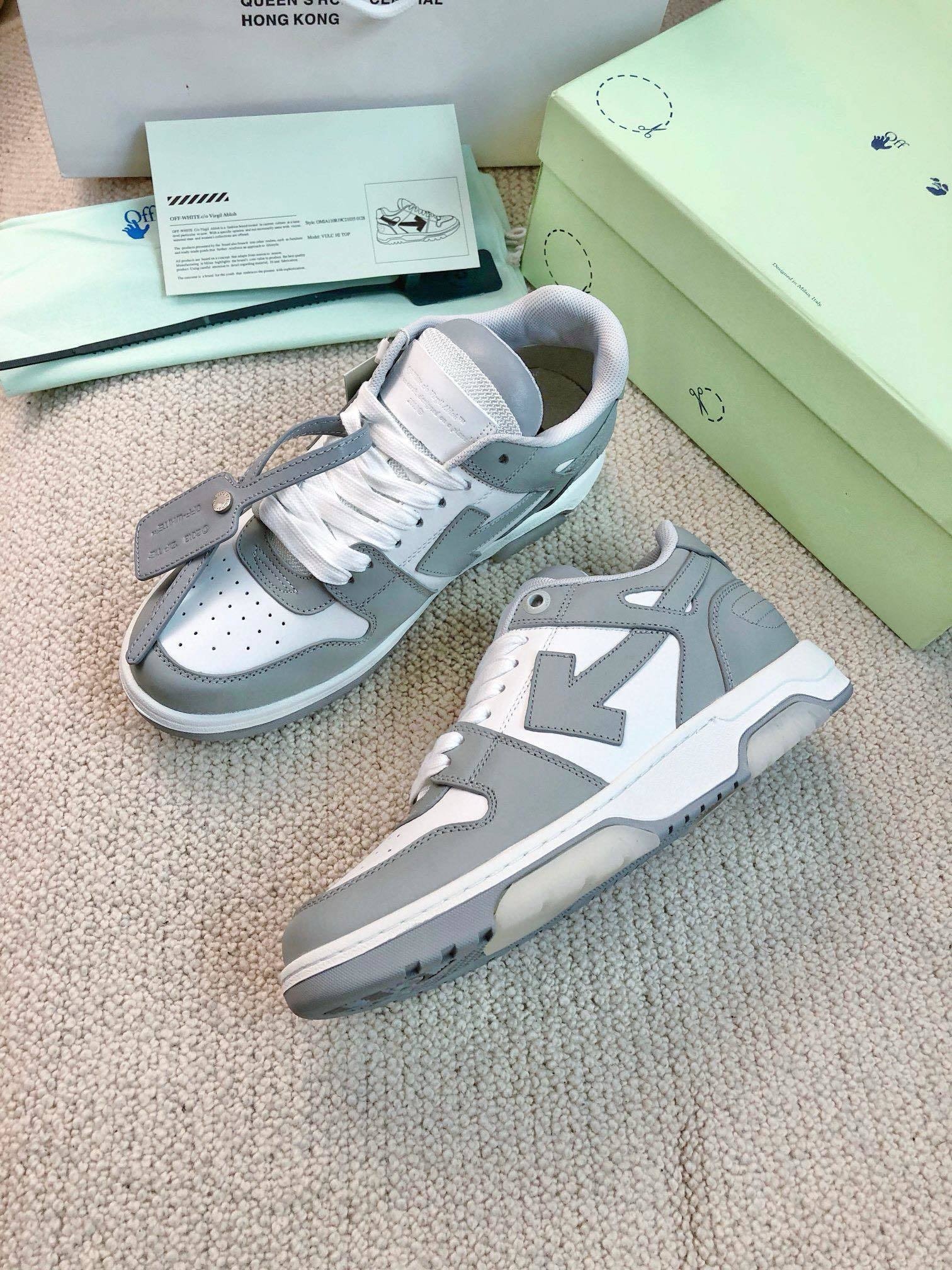 Off-White Out Of Office Low Top White/Grey - Afbeelding 2