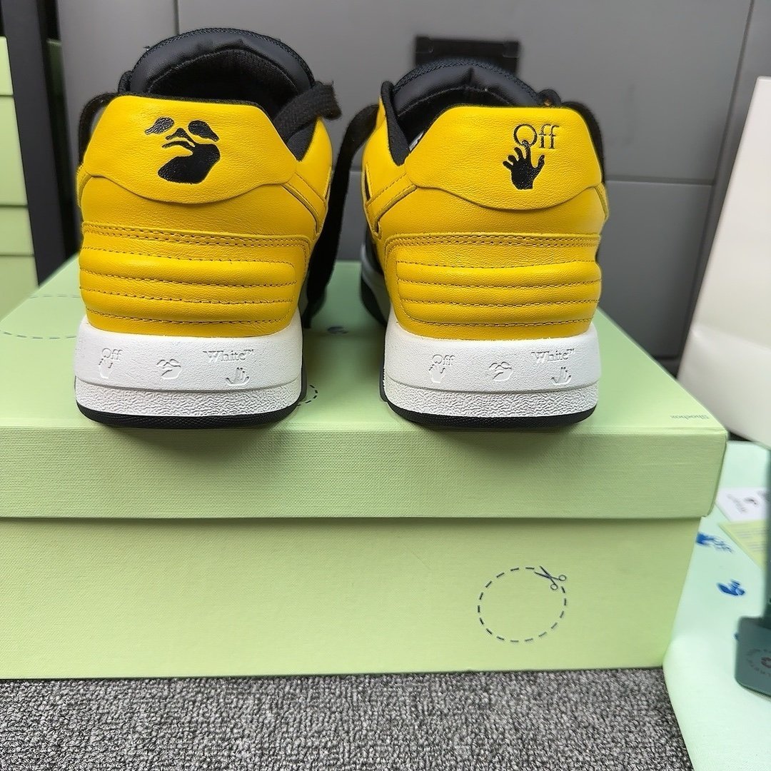 Off-White Out Of Office Low Top Yellow/Black - Afbeelding 6