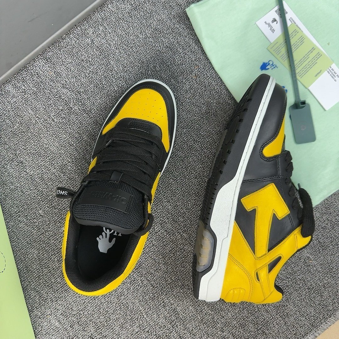 Off-White Out Of Office Low Top Yellow/Black - Afbeelding 8