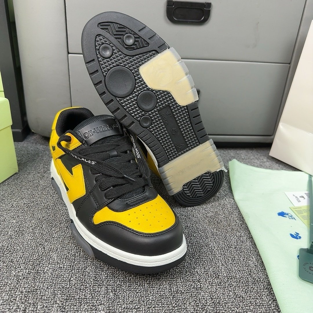 Off-White Out Of Office Low Top Yellow/Black - Afbeelding 9