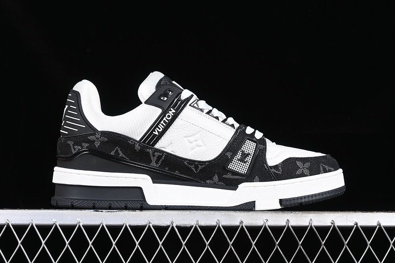 Louis Vuitton Trainer Monogram Black White - Afbeelding 2