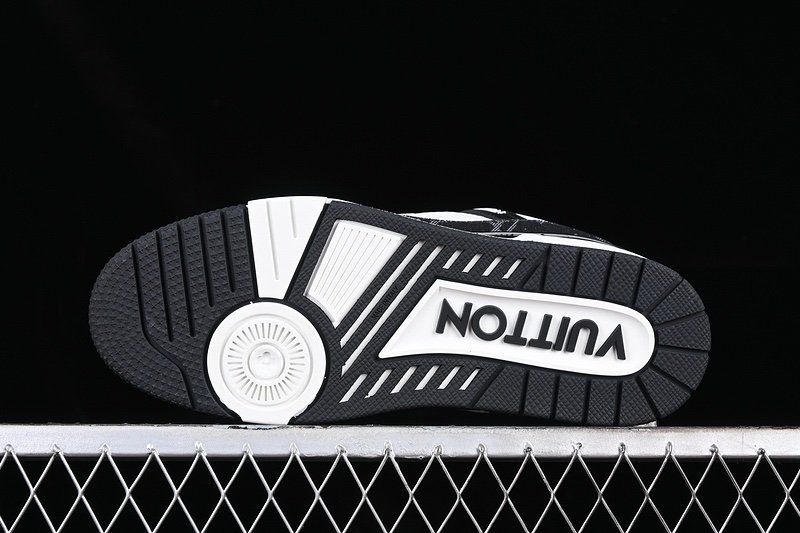 Louis Vuitton Trainer Monogram Black White - Afbeelding 3