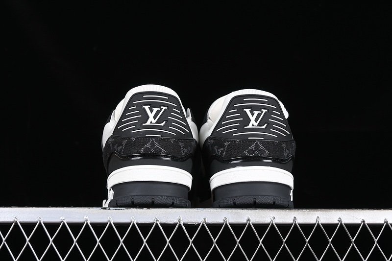 Louis Vuitton Trainer Monogram Black White - Afbeelding 4
