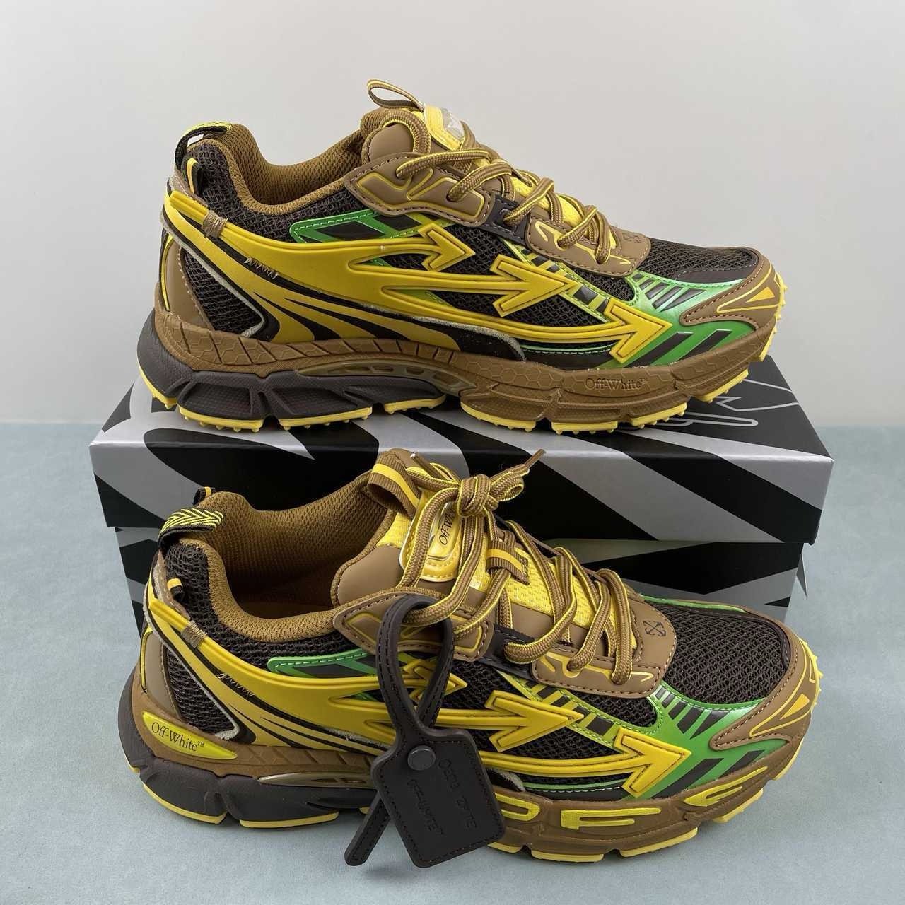 Off-White Be Right Back Brown Yellow - Afbeelding 11