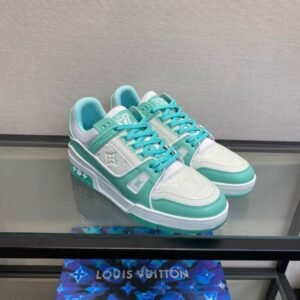 Alternative view of Louis Vuitton Trainer Green White