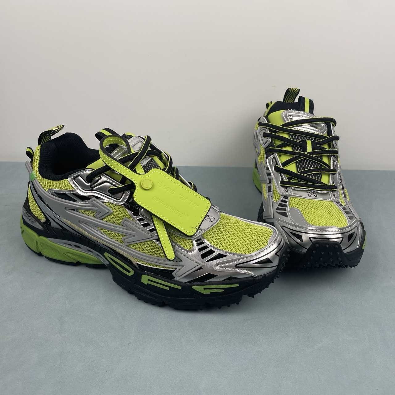 Off-White Be Right Back Neon Green Black - Afbeelding 3