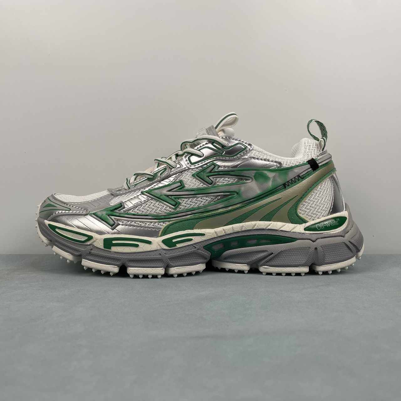 Off-White Be Right Back White Silver White Green - Afbeelding 3