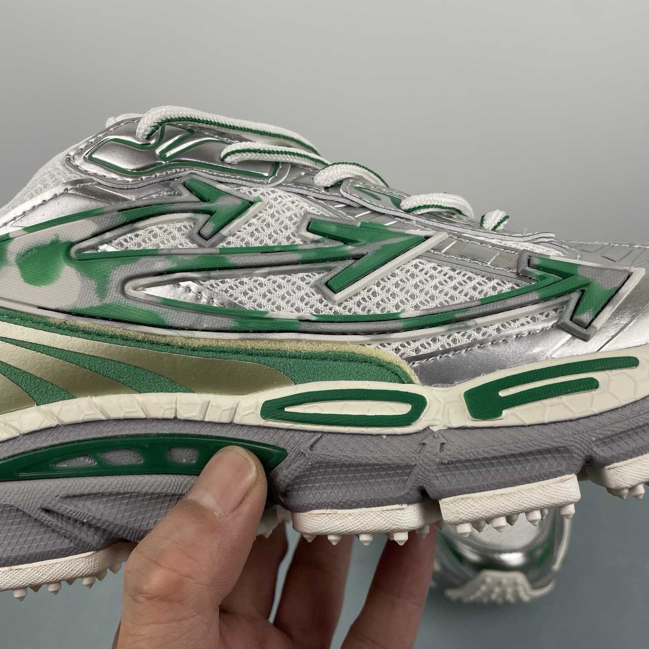 Off-White Be Right Back White Silver White Green - Afbeelding 12
