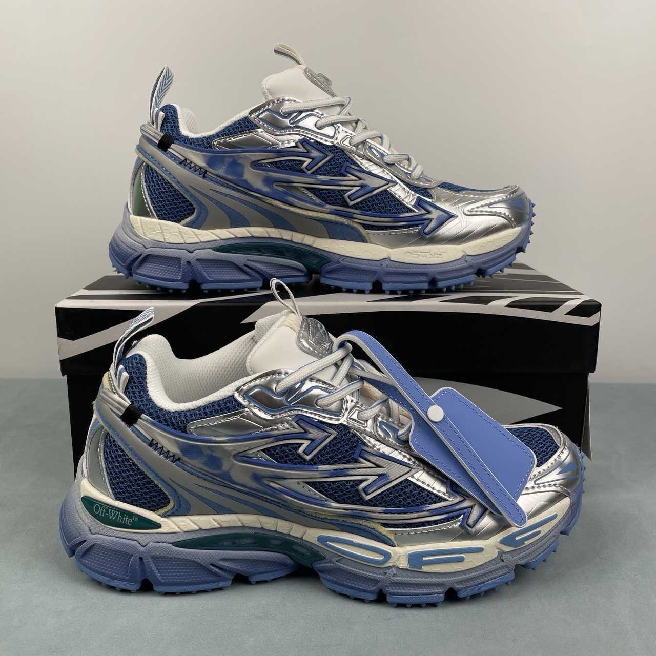 Off-White Be Right Back Silver Blue - Afbeelding 2
