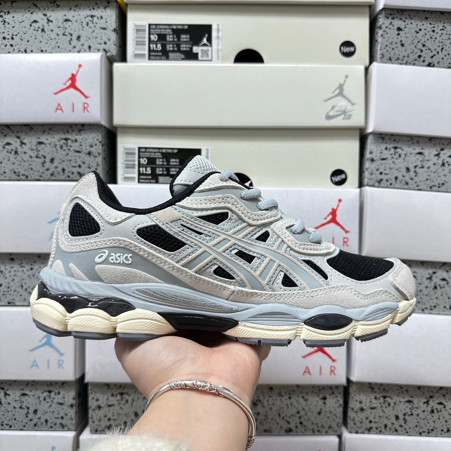 Asics Gel-NYC Black Piedmont Grey - Afbeelding 3