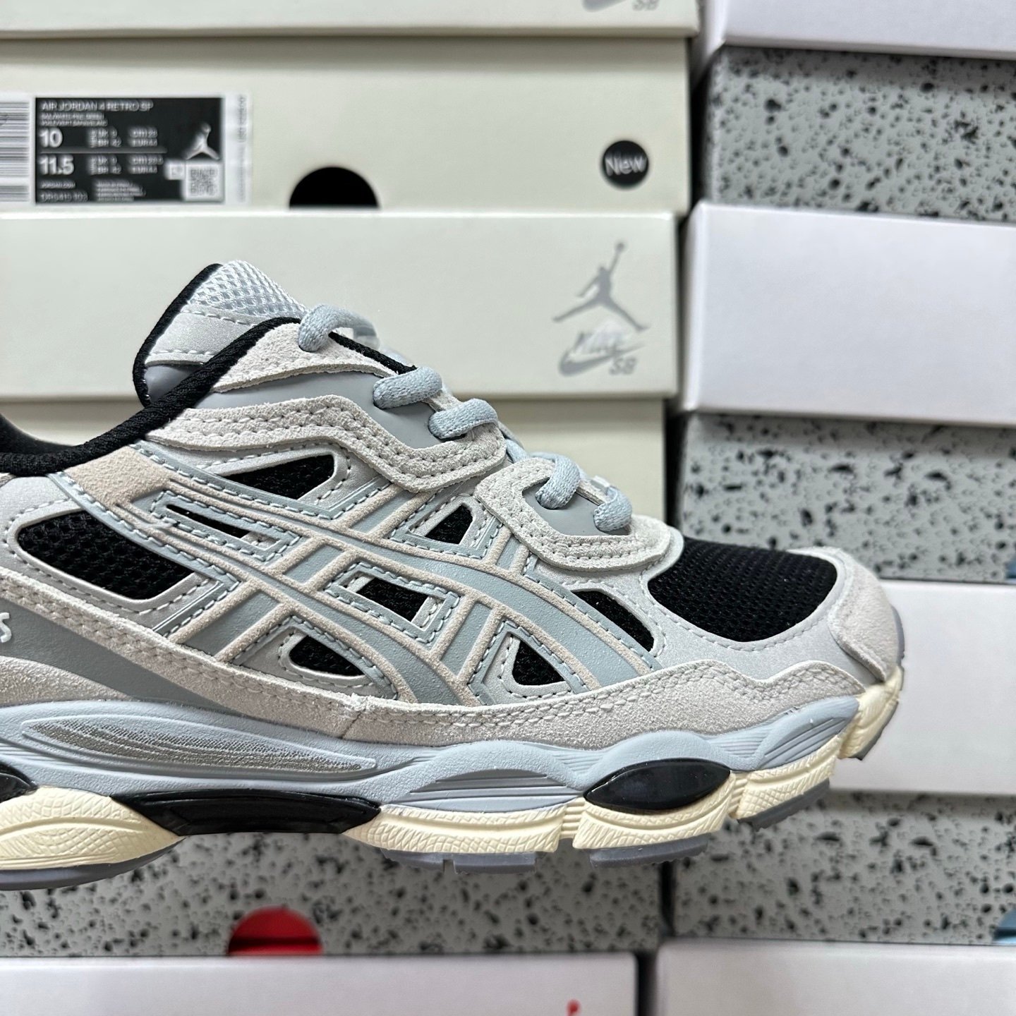Asics Gel-NYC Black Piedmont Grey - Afbeelding 5