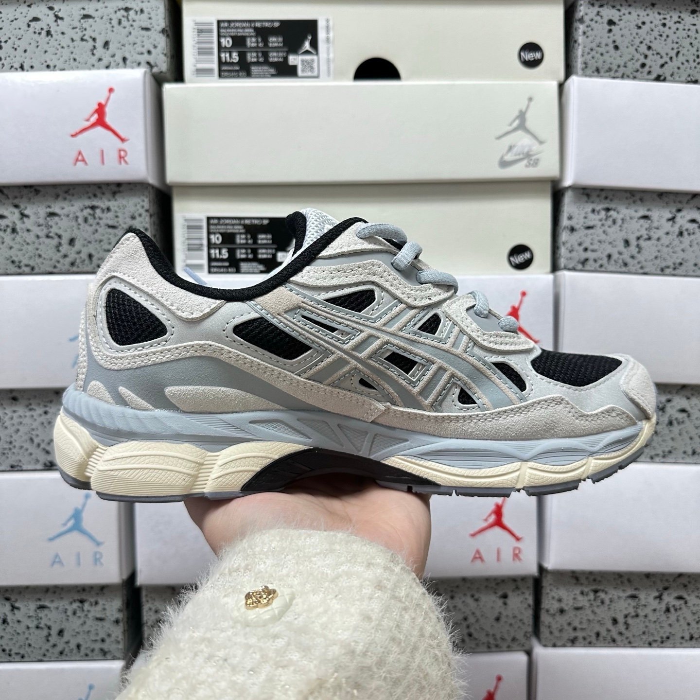 Asics Gel-NYC Black Piedmont Grey - Afbeelding 8