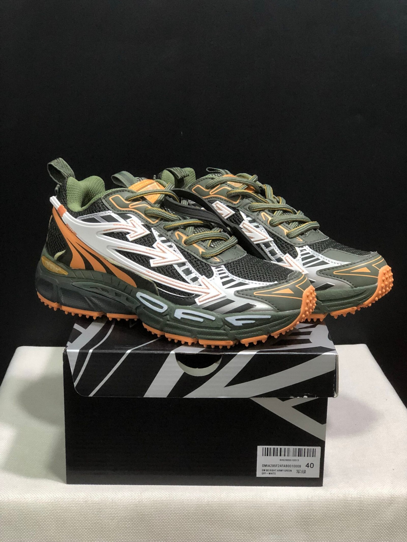 Off-White Be Right Back Military Green Peach - Afbeelding 5
