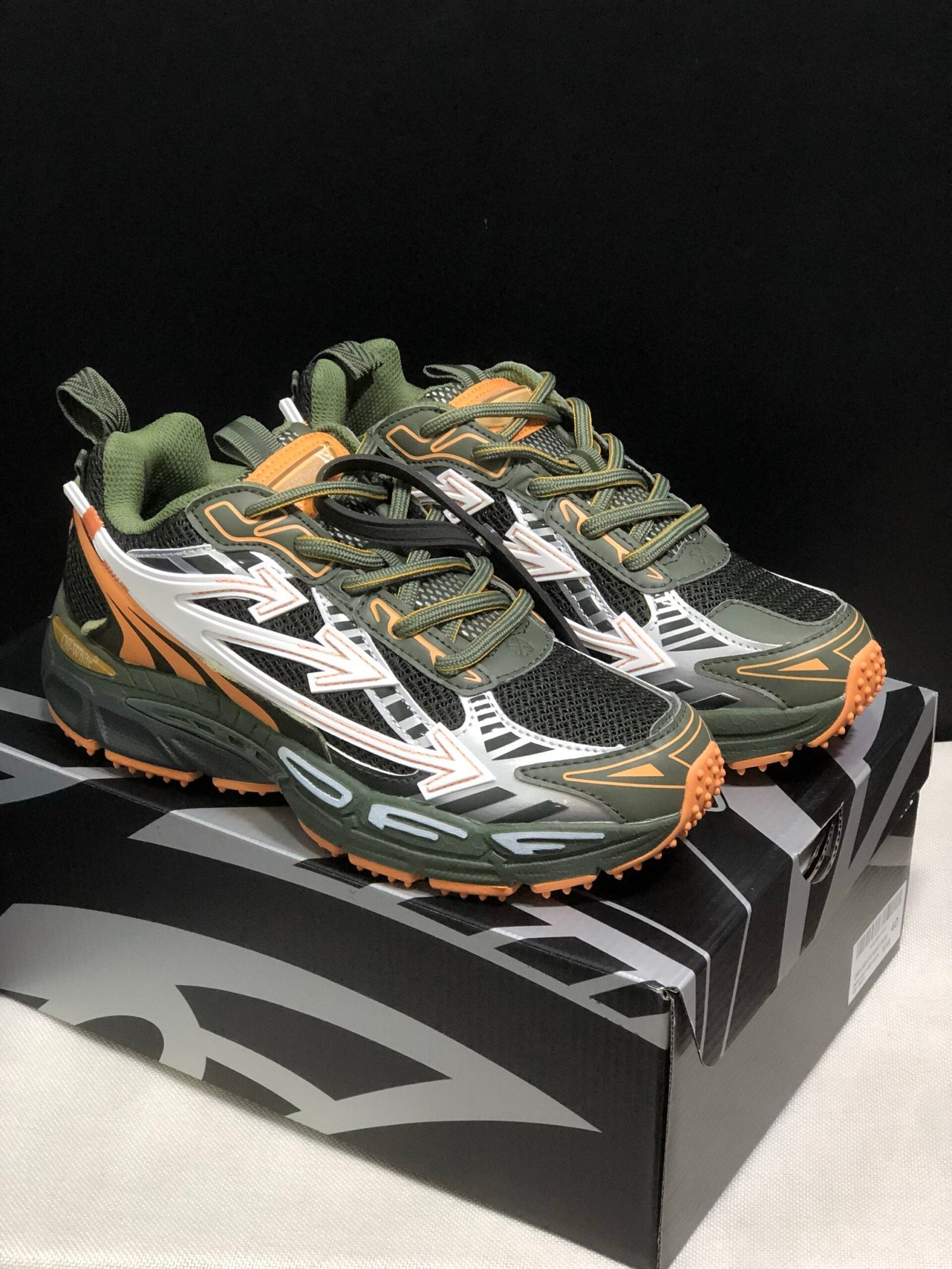 Off-White Be Right Back Military Green Peach - Afbeelding 4