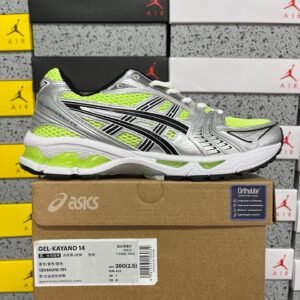 Alternative view of Asics Gel-Kayano 14 Bright Lime Midnight