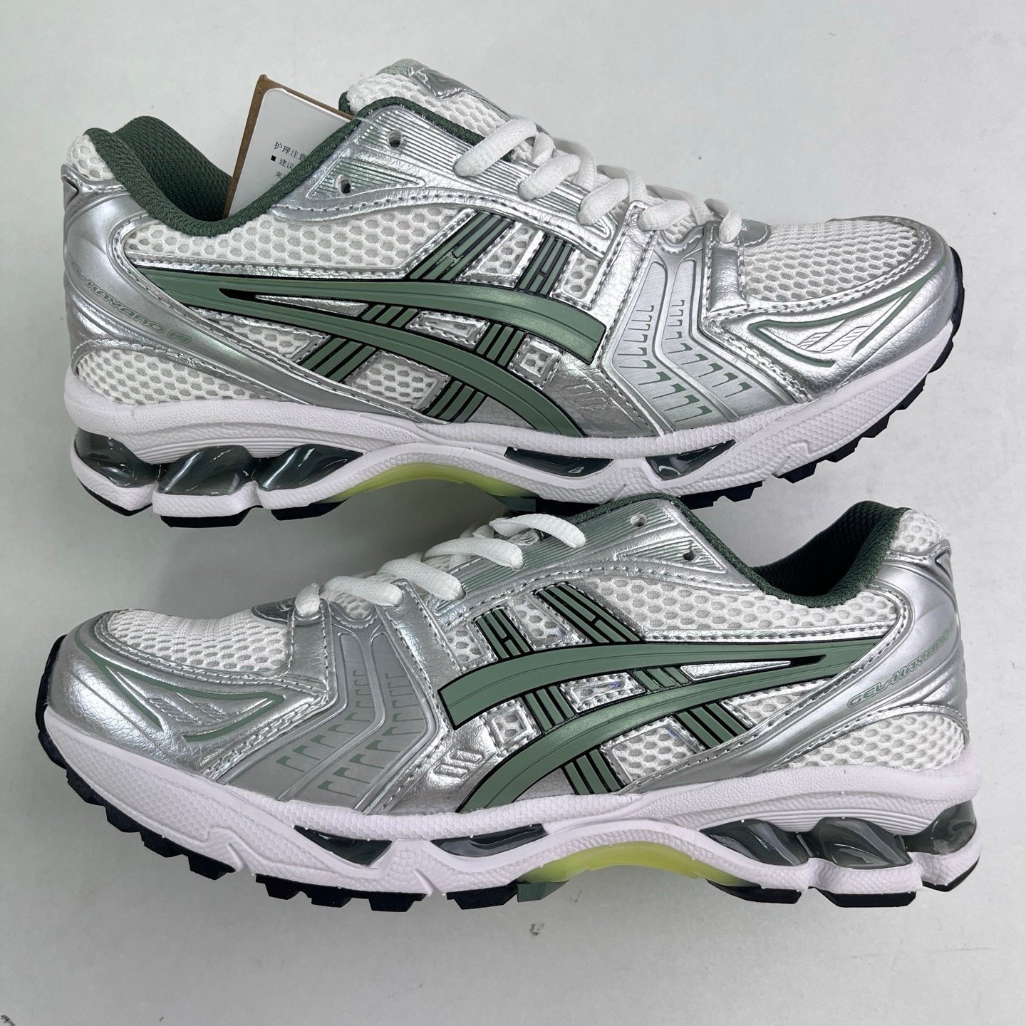 Asics Gel-Kayano 14 White Pure Silver Slate Grey - Afbeelding 2