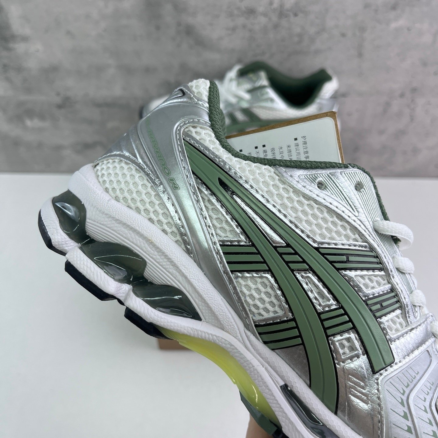 Asics Gel-Kayano 14 White Pure Silver Slate Grey - Afbeelding 7