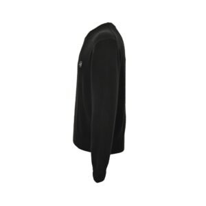 Alternative view of Loewe Anagram Logo Embroidered Wool Sweater In Black
