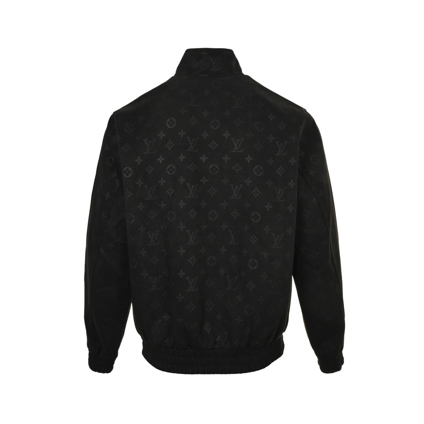 Louis Vuitton Monogram Debossed Suede Jacket Black - Afbeelding 3